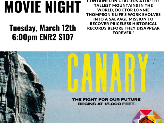 Earthweek Movie Night Poster: Canary
